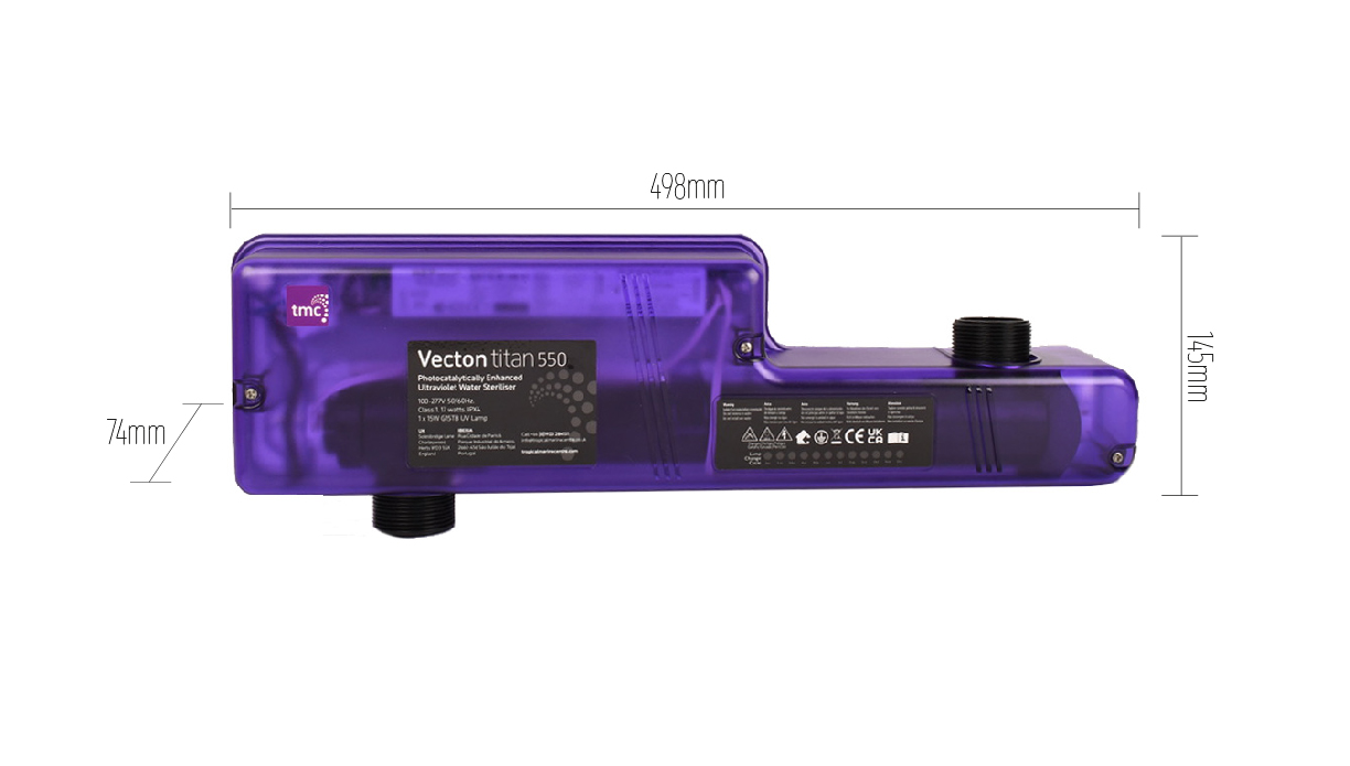 5215 - Vecton Titan 550 Aquarium UV Steriliser 