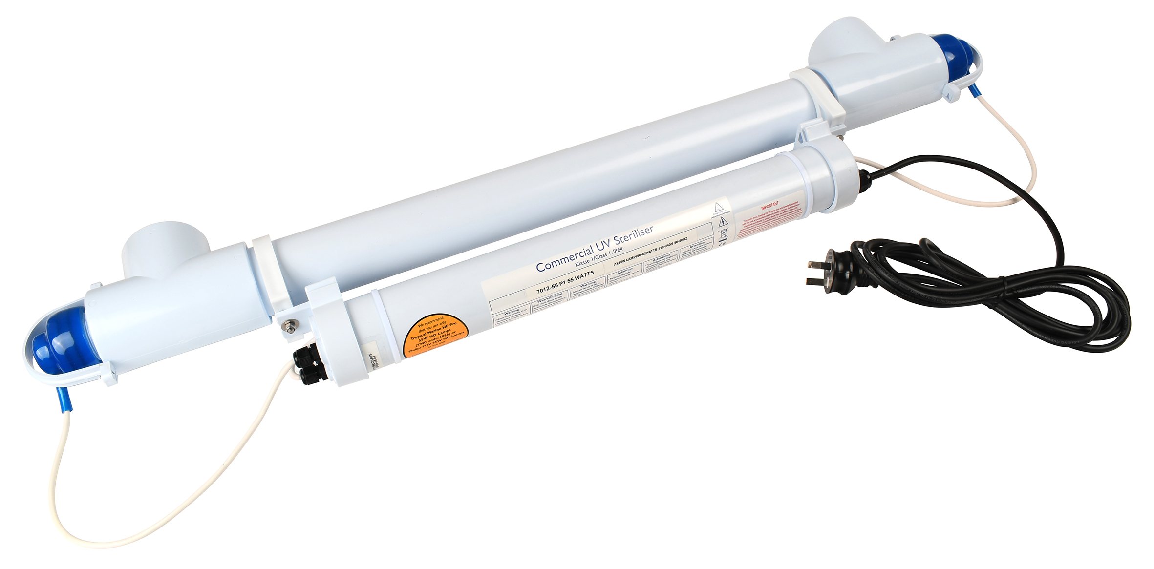 105083-UV Sterilizer 55W (12GPM), UV Lamp (T5), Input Voltag