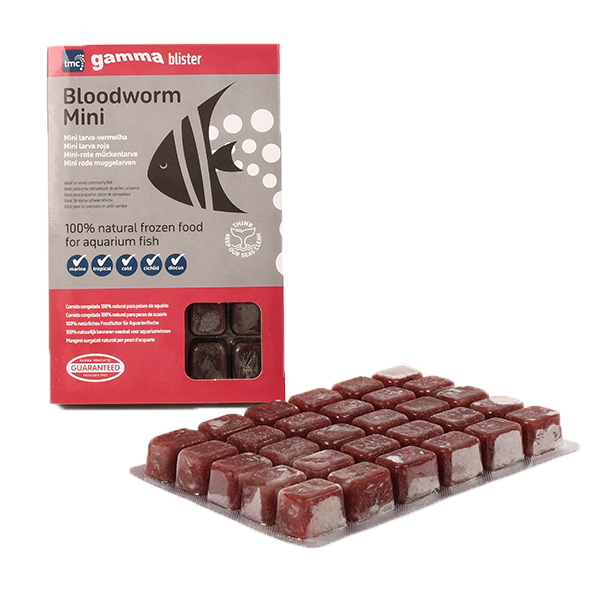8150 - Gamma Concentrated Mini Bloodworm Blister Pack 100g (outer